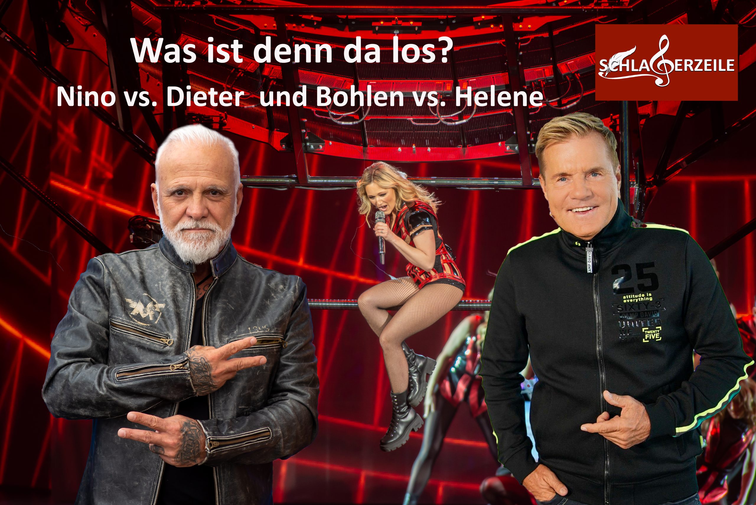 Dieter Bohlen, Helene Fischer, Nino de Angelo
