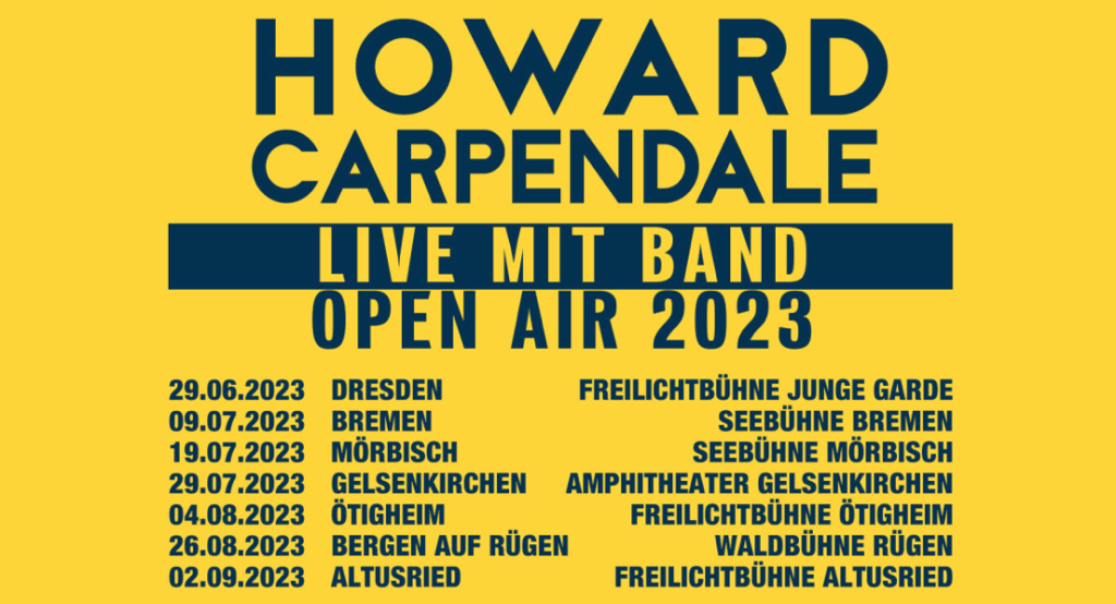 Howard Carpendale Konzerte