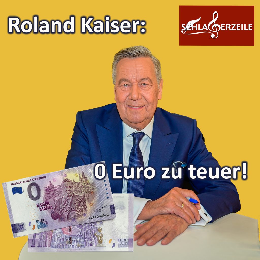 Roland Kaiser Null Euro Schein