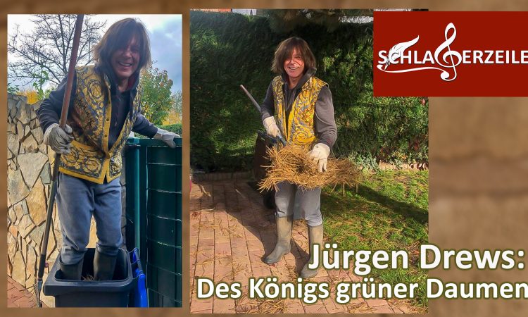 Jürgen Drews als Gärtner, Quelle: Facebook