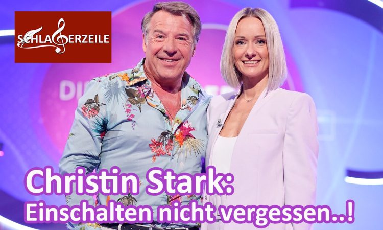 Patrick Lindner und Christin Stark, Schlager des Monats, © Daniela Jäntzsch