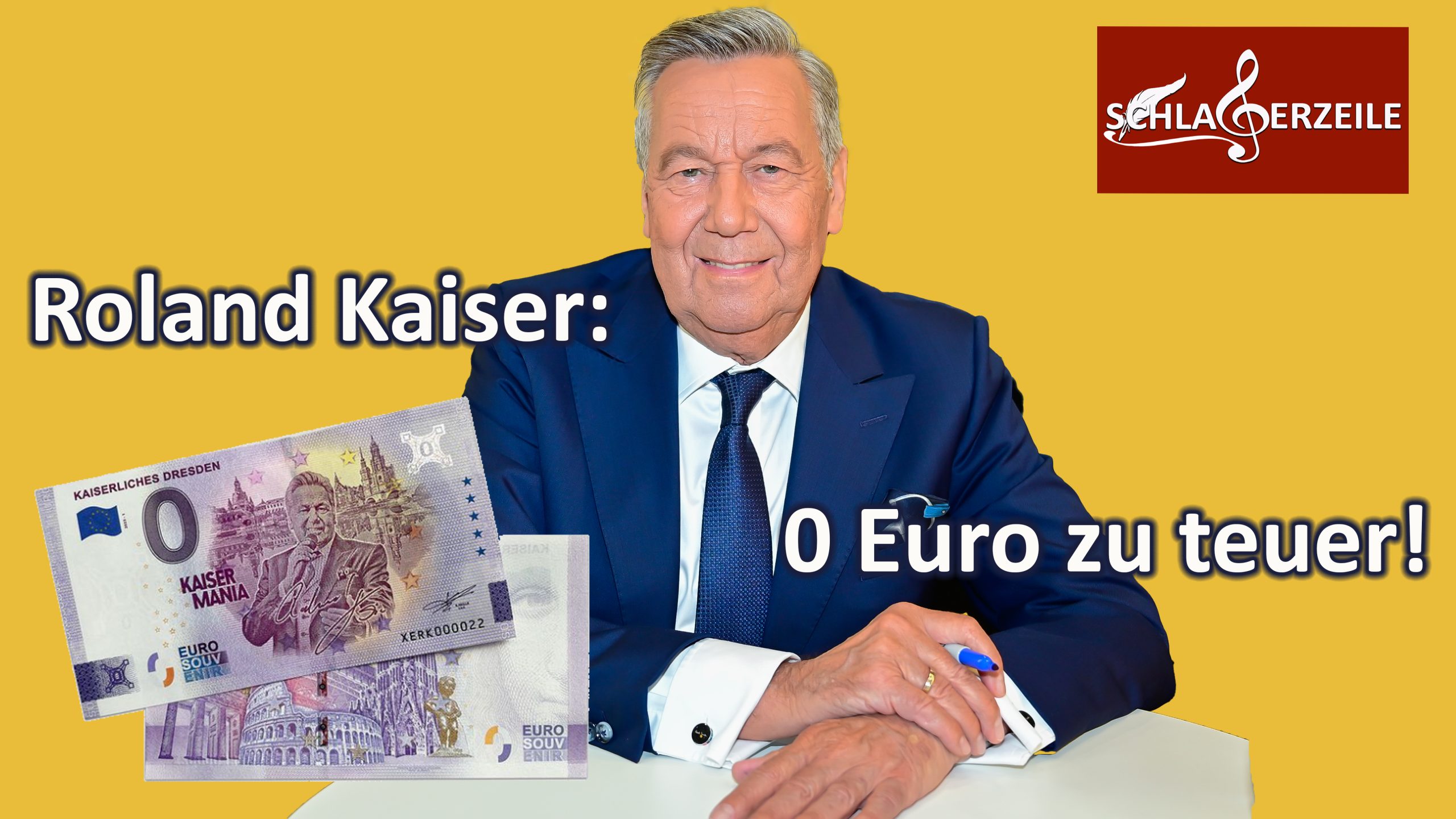 Roland Kaiser Null Euro Schein