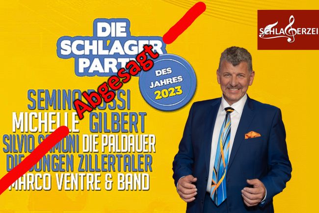 Schlagerparty des Jahres abgesagt