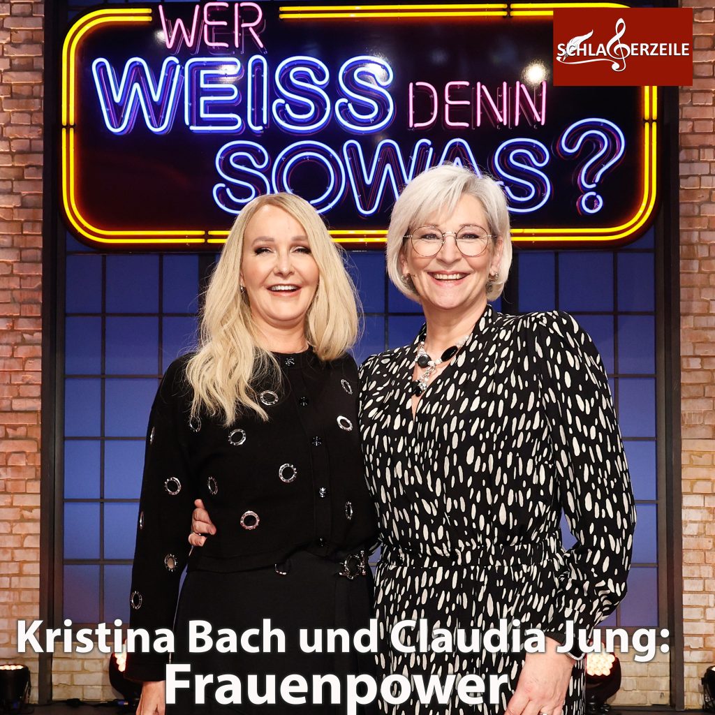 Kristina Bach und Claudia Jung bei "Wer weiß denn sowas?"