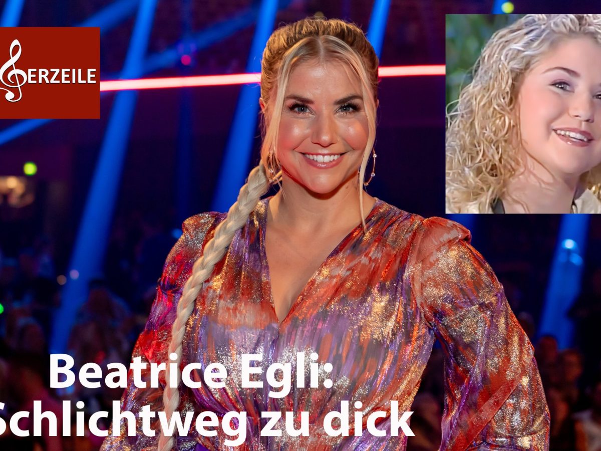 Beatrice Egli Schlichtweg zu dick Schlagerzeile.de