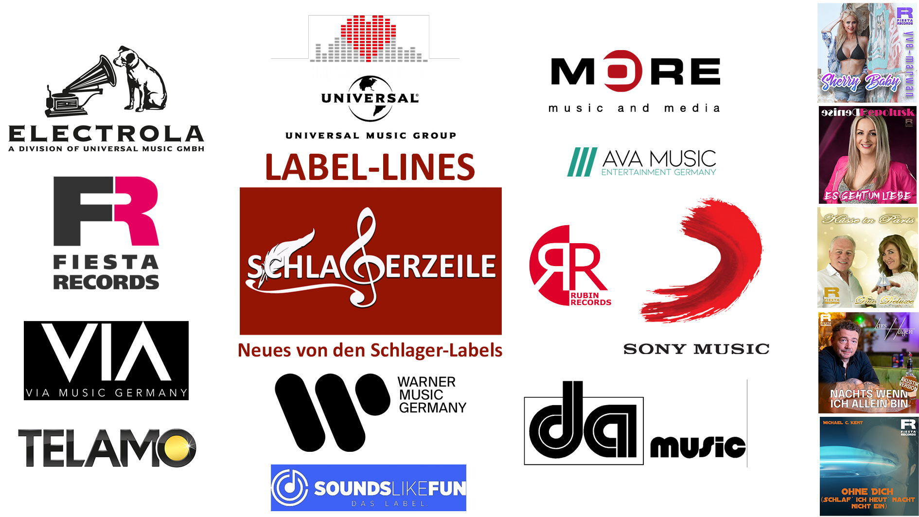 Neue Schlager von den Schlager-Labels