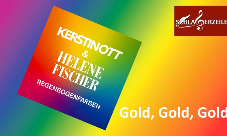 Regenbogenfarben Gold