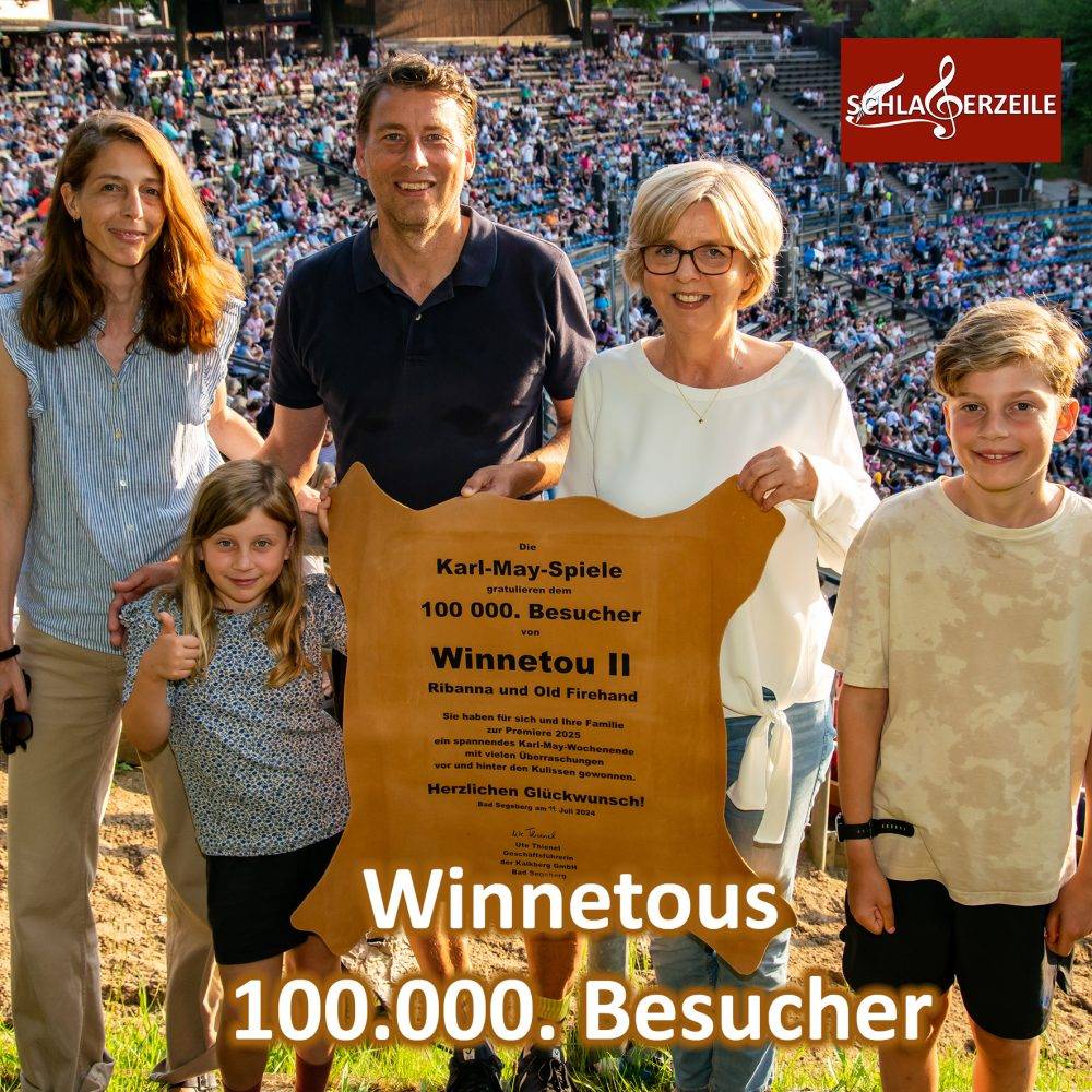 100000 Besucher bei Winnetou