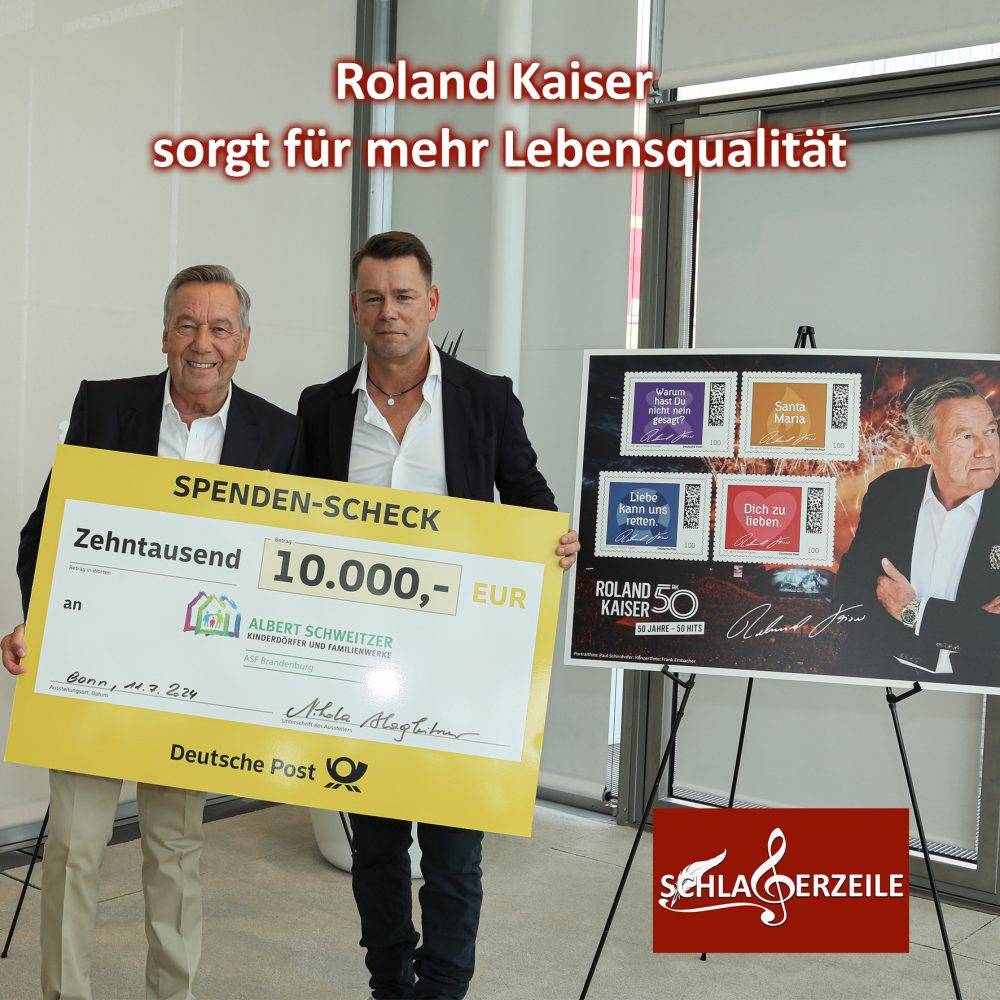 Roland Kaiser Spende