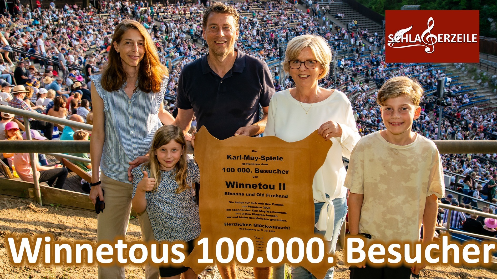 100000 Besucher bei Winnetou