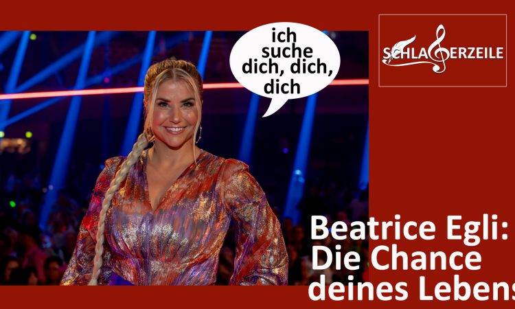 Beatrice Egli sucht Newcomer