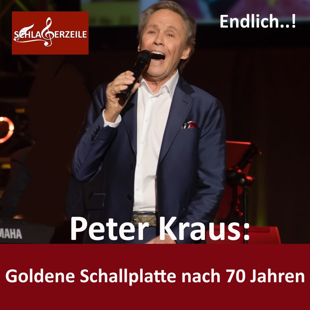 Peter Kraus Goldene Schallplatte