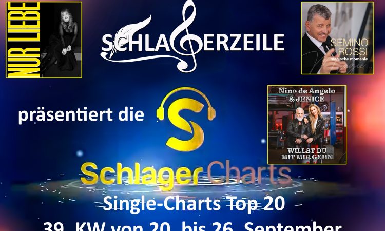 Schlagercharts Single Top 20 KW 39