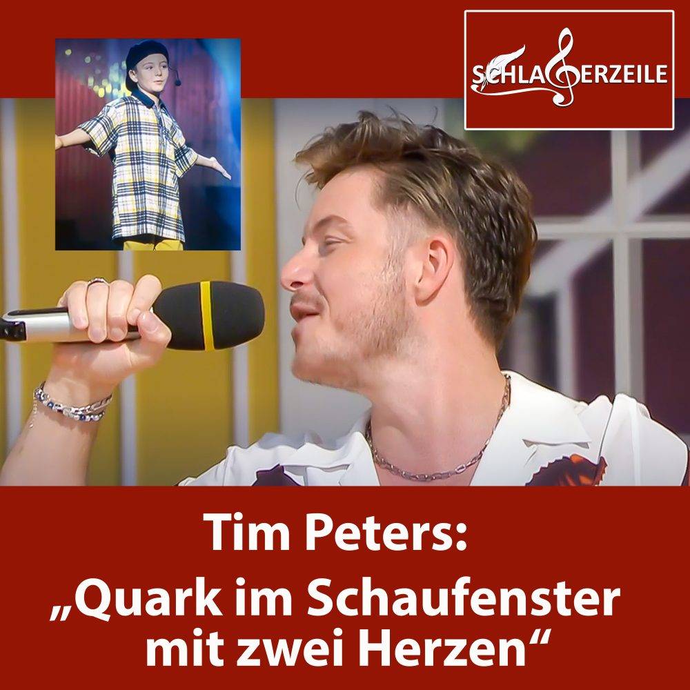 Tim Peters bei "Immer wieder sonntags"