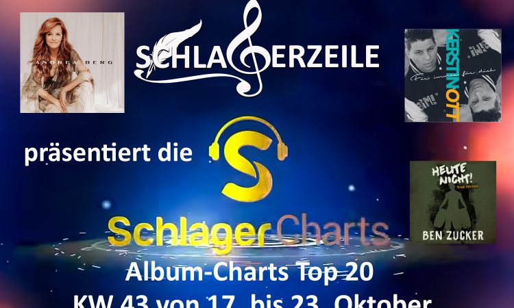 Schlagercharts: Album Top 20 KW 43