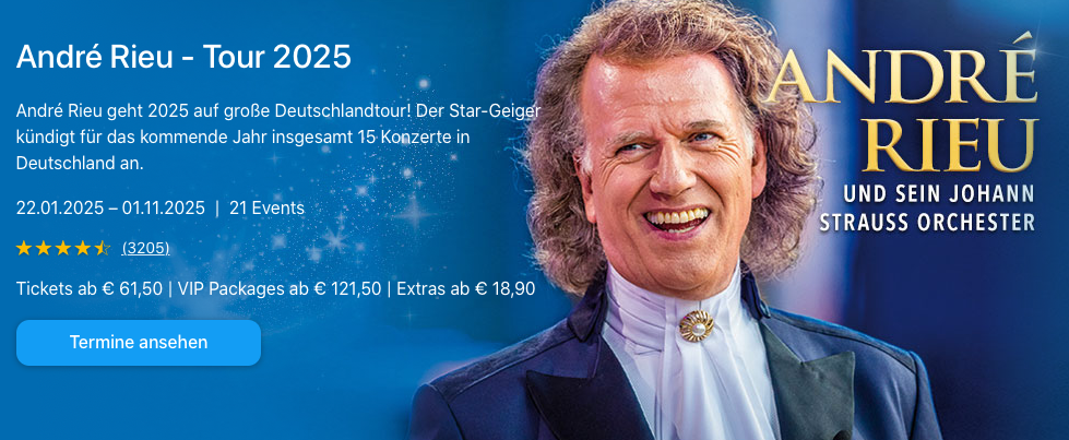 Tickets André Rieu Emma Kok