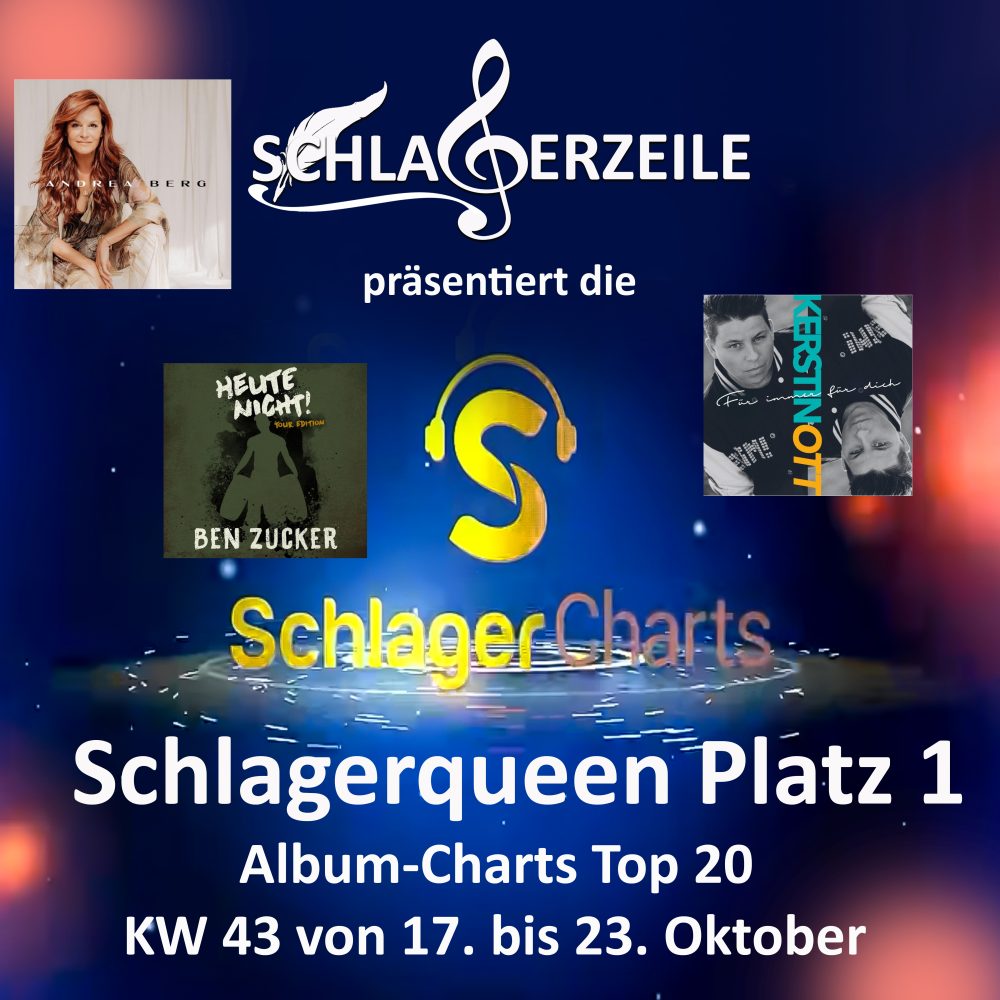 Schlagercharts: Album Top 20 KW 43