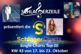 Schlagercharts Single Top 20 KW 43