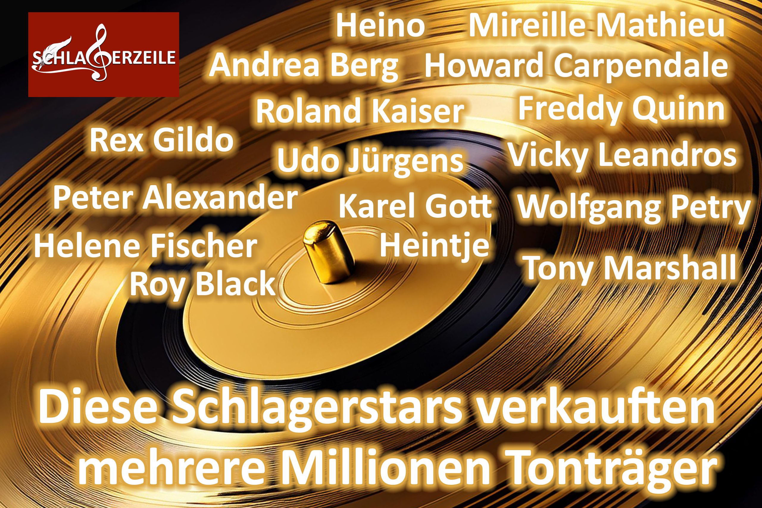 Schlager - Millionen verkaufte Tonträger