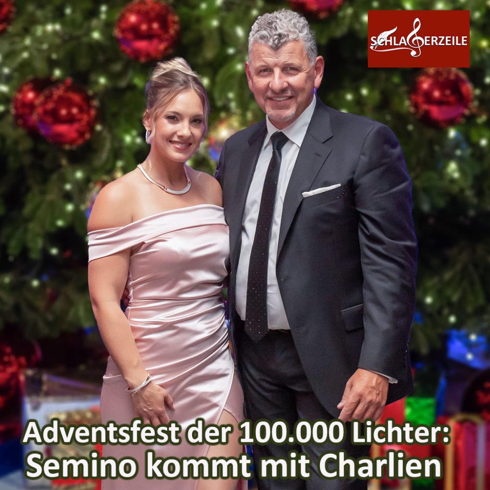 Semino Rossi und Charlien beim Adventsfest