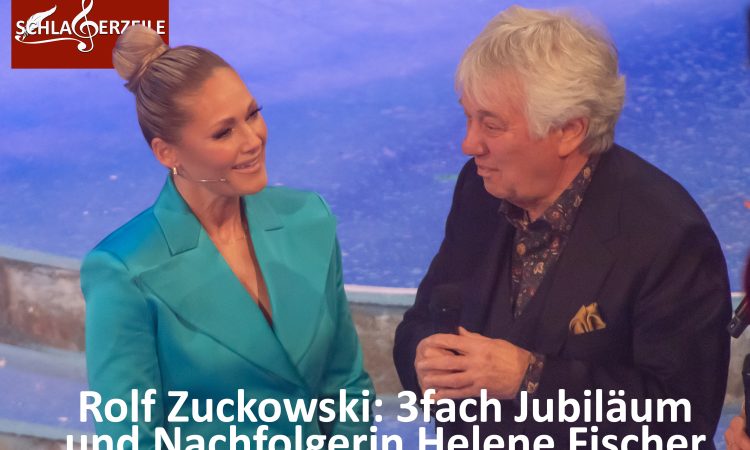 Rolf Zuckowski und Helene Fischer beim Adventsfest