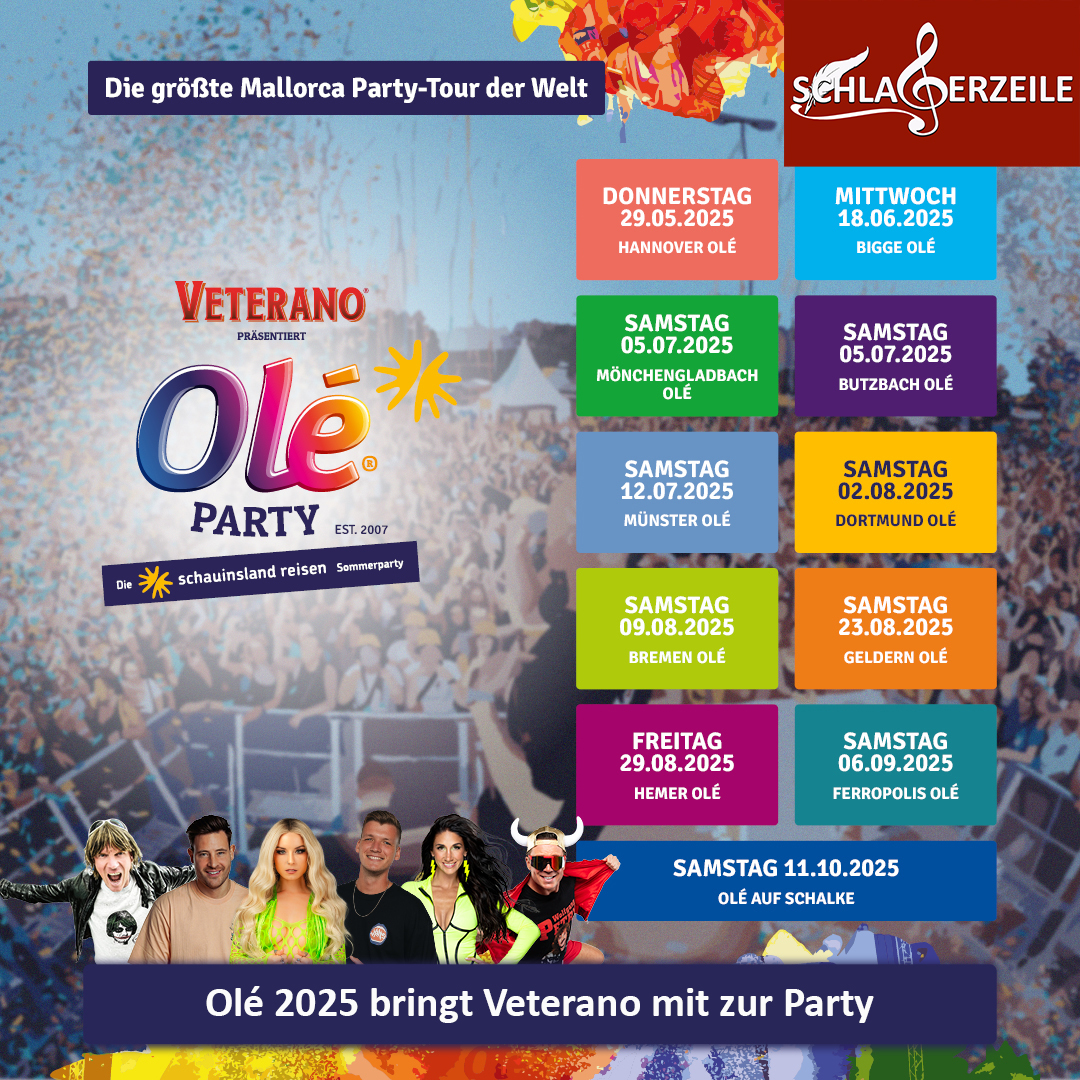 Olé Party 2025 mit Veterano