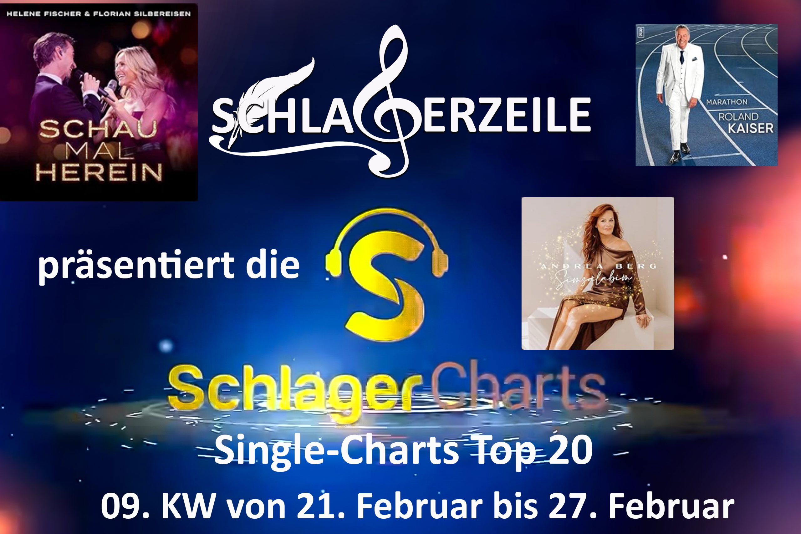 Schlager-Charts: Single Top 20 KW 09 vom 27.02.2025