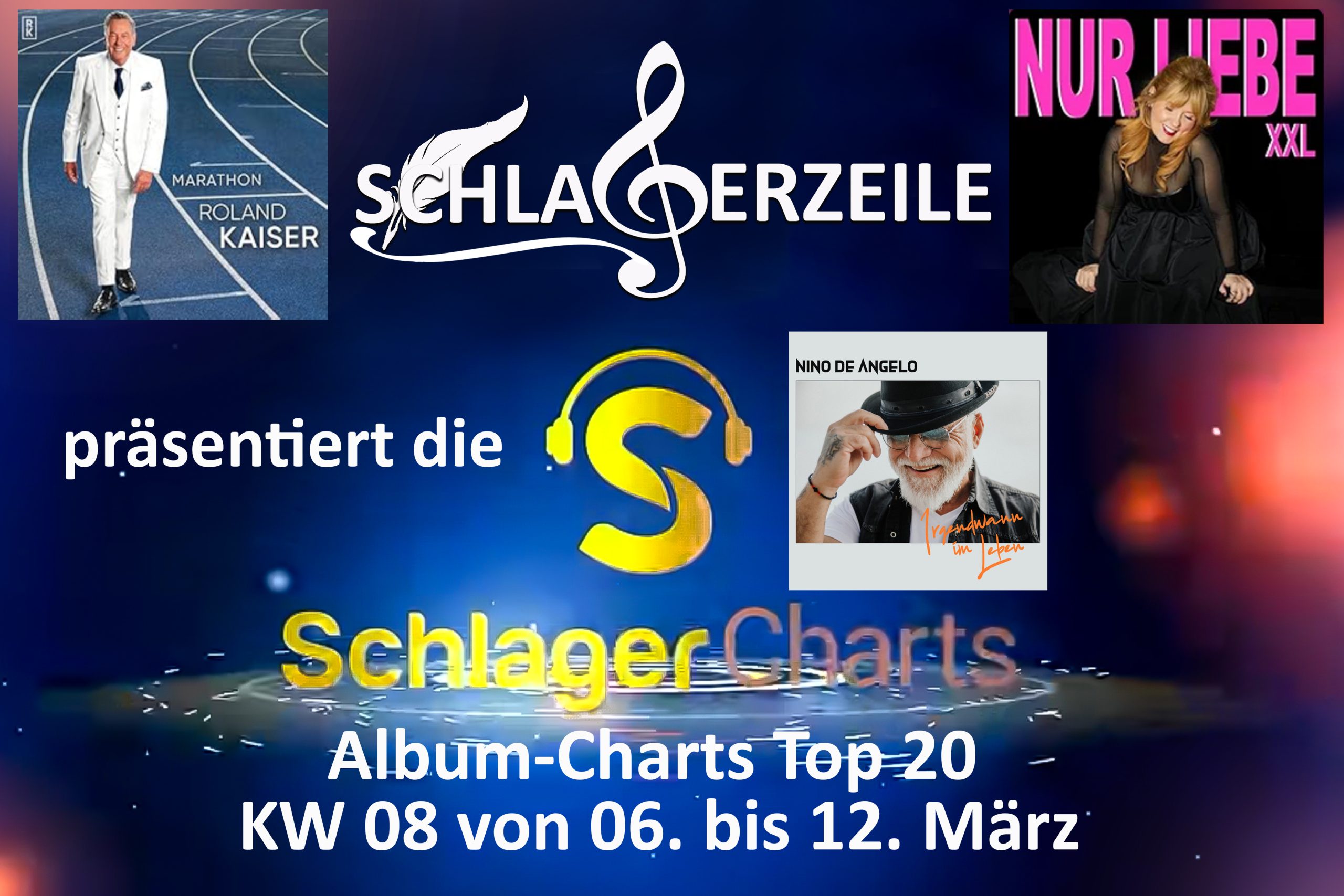 Schlager-Charts: Album Top 20 KW 11 vom 12. März 2025