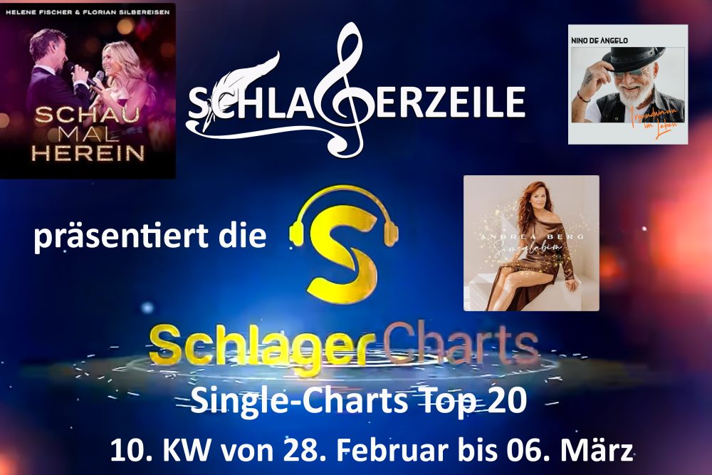 Schlager-Charts: Single Top 20 KW 10 vom 06.03.2025