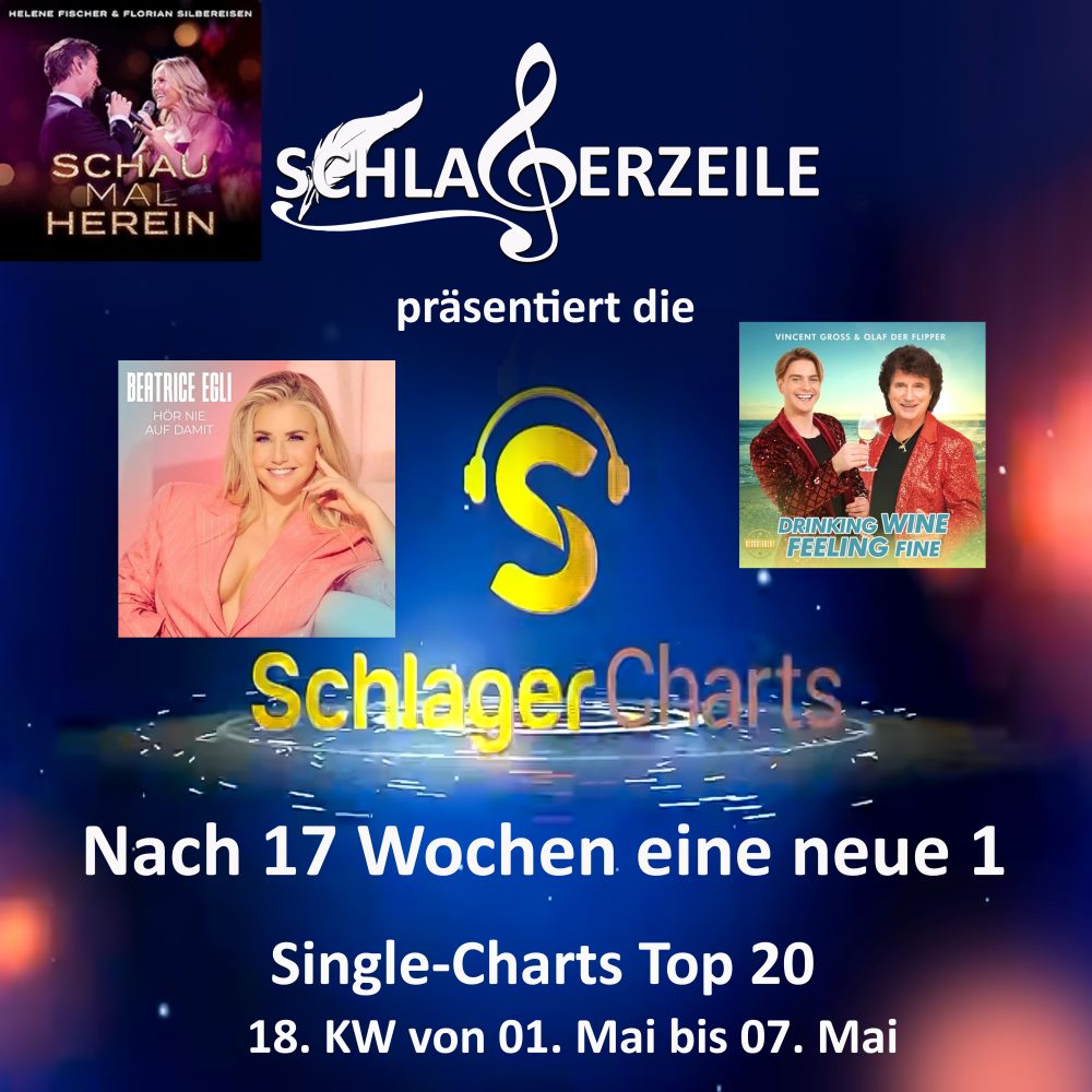 Schlagercharts Single Top 20 KW 18