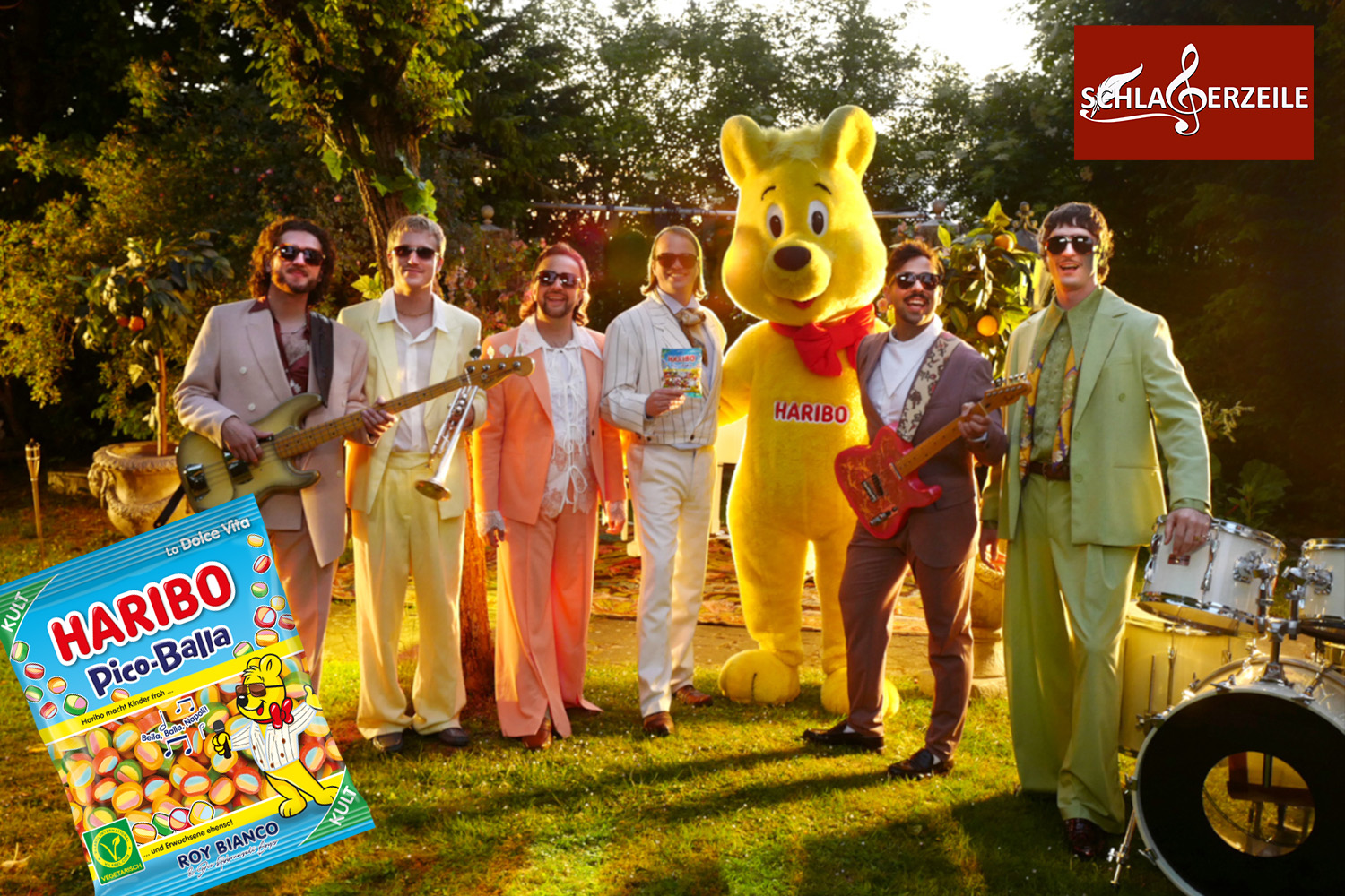 Werbung Haribo Schlager Pico-Balla Roy Bianco Abbrunzati Boys