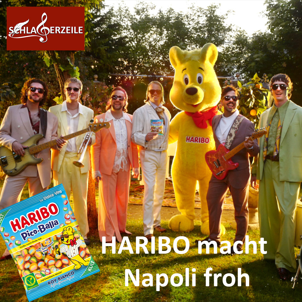 Werbung Haribo Schlager Pico-Balla Roy Bianco Abbrunzati Boys